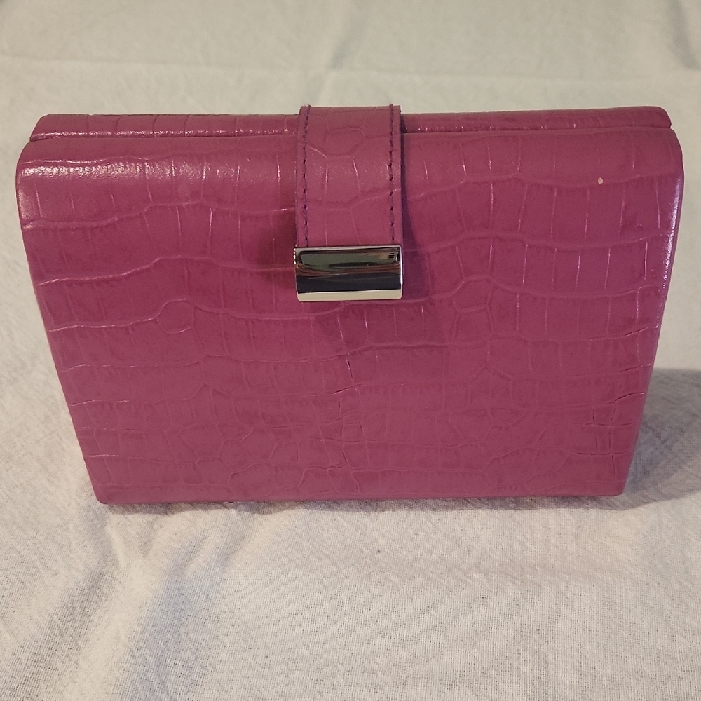WOLF Jewelry Travel Case Hot Pink